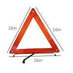AISIBO Emergency Roadside Safety Triangle, Roadside Safety Triangle, Foldable Warning Reflective Triangle Safety Triangle Warning Kit, Foldable Car Roadside Emergency Kit