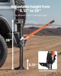 VEVOR Farm Jack, 34" Utility High Lift Farm Jack, 3.18 Ton (7,000 lbs) Capacity Ratcheting Off Road Utility Jacks, Heavy-Duty Lift Jacks with 5.12"-28" Lifting Range for Tractor, Truck, SUV