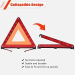 ATP Triangle Warning Frame Triangle Emergency Warning Reflector Safety Kit 3 Pack