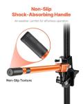 VEVOR Farm Jack, 34" Utility High Lift Farm Jack, 3.18 Ton (7,000 lbs) Capacity Ratcheting Off Road Utility Jacks, Heavy-Duty Lift Jacks with 5.12"-28" Lifting Range for Tractor, Truck, SUV
