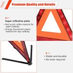 ATP Triangle Warning Frame Triangle Emergency Warning Reflector Safety Kit 3 Pack