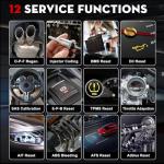 LAUNCH CRP129E Plus 2025 OBD2 Scanner Diagnostic Tool, Full System Car Code Reader, 12 Reset Service TPMS/Oil/SAS/EPB/BMS/DPF/Throttle Resets,Injector Coding,FCA AutoAuth, Lifetime Free Update