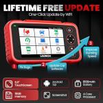 LAUNCH CRP129E Plus 2025 OBD2 Scanner Diagnostic Tool, Full System Car Code Reader, 12 Reset Service TPMS/Oil/SAS/EPB/BMS/DPF/Throttle Resets,Injector Coding,FCA AutoAuth, Lifetime Free Update