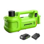 Greenworks 24V Cordless Car Jack Kit, 3 Ton Max Loading For Vehicle Weigh Hydraulic Jack with 2Ah Battery and Charger