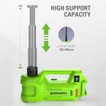 Greenworks 24V Cordless Car Jack Kit, 3 Ton Max Loading For Vehicle Weigh Hydraulic Jack with 2Ah Battery and Charger