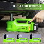 Greenworks 24V Cordless Car Jack Kit, 3 Ton Max Loading For Vehicle Weigh Hydraulic Jack with 2Ah Battery and Charger