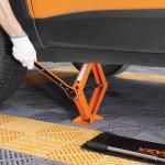 VEVOR Scissor Jack, 2.5 Ton/6613 lbs Scissor Car Jack with 3.7"-17.1" Lifting Range, Heavy Duty Tire Changing Kit, Includes Ratchet Wrench, Lug Wrench & Socket, Fits Most Cars Trucks Sedans SUV MPV