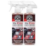 Chemical Guys Total Interior Cleaner & Protectant 2 Pack 16 oz Each Black Cherry Scent All-in-One Interior Cleaner for Leather, Vinyl, Plastic, Glass, Carpet & More