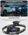 SUVCON Dash Cam Front and Rear 4K/1080P Full HD, Dash Camera for Cars with 32GB Card, Built in WiFi with APP, Dual Dash Cam 3.94" IPS Screen, G-Sensor, Loop Recording, WDR, Parking Mode