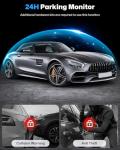 SUVCON Dash Cam Front and Rear 4K/1080P Full HD, Dash Camera for Cars with 32GB Card, Built in WiFi with APP, Dual Dash Cam 3.94" IPS Screen, G-Sensor, Loop Recording, WDR, Parking Mode