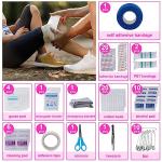 CALBEAU Roadside Emergency Car Kit for Vehicles, Pink Emergency Roadside Assistance kit with Car First Aid Kit, Thoughtful Car Emergency Kit for Women, Men, New Drivers and Adventurers Gifts