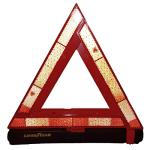 Goodyear Collapsible Safety Triangle GY3021 Reflective Portable Roadside Car Warning with Weighted Base - Orange