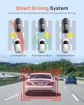 70mai 2.7K Dash Cam Front and Rear A500S, Dual Dash Camera for Cars, Dashcam with APP, Sony IMX335, ADAS, Built-in WiFi GPS, 2'' IPS Screen, WDR, Night Vision, 24/7 Parking Mode, Loop Recording