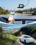 70mai 2.7K Dash Cam Front and Rear A500S, Dual Dash Camera for Cars, Dashcam with APP, Sony IMX335, ADAS, Built-in WiFi GPS, 2'' IPS Screen, WDR, Night Vision, 24/7 Parking Mode, Loop Recording