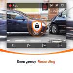 70mai 2.7K Dash Cam Front and Rear A500S, Dual Dash Camera for Cars, Dashcam with APP, Sony IMX335, ADAS, Built-in WiFi GPS, 2'' IPS Screen, WDR, Night Vision, 24/7 Parking Mode, Loop Recording