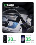 Car Charger for iPhone 16/16 Pro Max USB C Fast Charger,2Pack 90W 3-Port Charger Adapter for iPhone 16/16 Plus/16 Pro/16 Pro Max/15/14/Pro Max/AirPods4/ iPad Pro/Mini, (USB C to C Cable)