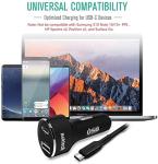 Type C Car Charger, Nekteck USB Adapter with 45W Power Delivery and 12W A Port Compatible with iPhone, iPad, MacBook, Galaxy, Google Pixel, 3.3ft Cable Included, NOT Ideal for Note10+PPS