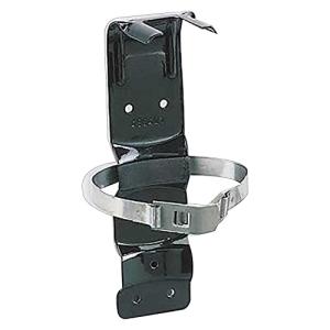 Kidde Fire Extinguisher Mount, Metal Strap Bracket, Heavy Duty, Compatible 5-Pound Fire Extinguishers, Black