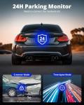 Kingslim Dash Cam Front and Rear 2K+1080P, Mini WiFi Dash Camera for Cars Dual Dashcam Parking Monitor, Loop Recording, Car Camera Support Max 256GB (E2PRO)