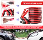 298PCS Roadside Emergency Car Kit- Car Emergency Kit with Jumper Cables, Roadside Emergency Kit for Vehicles, Emergency Car Kit, Car Safety Kits, Gloves,Tow Strap,Tool Kit,Reflective Warning Triangle