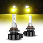 SEALIGHT 9006 LED Fog Light Bulbs Yellow, 600% Brightness 9006 HB4 LED Fog Light, 3000K Amber Strong Penetration 9006 Fog Light Led Bulb Yellow Replacement For Cars,Trucks(Pack of 2)