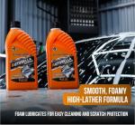 AUTOBELLA Car Shampoo 1000ml – Concentrated Foaming Auto Shampoo with Neutral pH, Powerful Degreaser & Self-Drying Formula, No-Residue Car Wash Soap for Cars, SUVs & Motorcycles, Made in Italy.