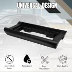 BLVD-LPF OBEY YOUR LUXURY License Plate Frame Bumper Guard Screws Included - 2.3" Thick Rubber License Plate Mount Protects Bumper from Scratches & Dents - Universal Fit for Cars, Trucks, SUVs, & Vans