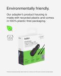Belkin BoostCharge 42-Watt Dual Port Fast Car Charger w/30W USB-C & 12W USB-A Ports, USB-C to C Cable Included for iPhone 16, 16 Pro, Galaxy S25, S24, Pixel 9 & 8, Nintendo Switch 2 & More - Black