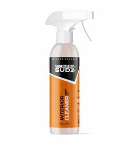 CyberSudZ Car Interior Cleaner Spray - pH-Neutral, Natural Detailer, Dashboard, Leather Seat Cleaner, Tesla Vegan Leather, Plastic & Vinyl, Screen-Safe Matte Non-Greasy Finish - 16 oz - Citrus Scent