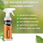 CyberSudZ Car Interior Cleaner Spray - pH-Neutral, Natural Detailer, Dashboard, Leather Seat Cleaner, Tesla Vegan Leather, Plastic & Vinyl, Screen-Safe Matte Non-Greasy Finish - 16 oz - Citrus Scent