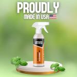 CyberSudZ Car Interior Cleaner Spray - pH-Neutral, Natural Detailer, Dashboard, Leather Seat Cleaner, Tesla Vegan Leather, Plastic & Vinyl, Screen-Safe Matte Non-Greasy Finish - 16 oz - Citrus Scent
