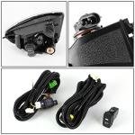 DNA MOTORING FL-ZTL-183-CH Front Bumper Fog Light Driver & Passenger Side Enhance visibility [Compatible with 04-05 Honda Civic DX HX]