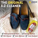 Lincoln E-Z Cleaner -The Original All-Purpose Cleaner for Leather, Suede, Fabric- Removes Dirt, Salt Stains 8oz Made in USA