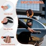 PATIKIL Bumper Guard Strip, 4 Pcs Anti-Collision Patch Anti-Scratch Rear Bumper Protector Trim Self Adhesive Car Side Door Edge Sticker for SUV Pickup Truck, White