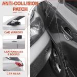 PATIKIL Bumper Guard Strip, 4 Pcs Anti-Collision Patch Anti-Scratch Rear Bumper Protector Trim Self Adhesive Car Side Door Edge Sticker for SUV Pickup Truck, White