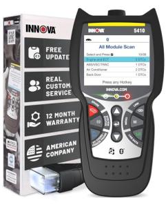 Innova 5410 All-System OBD2 Scanner Diagnostic Tool for Cars & Trucks – Automotive Scan Tools for Engine, ABS, SRS & Transmission, Bluetooth Compatible with America's Top Car Repair App