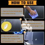 2025 Upgraded Car Scratch Removal Wax,Scratch Remover for Vehicles Deep Scratches,Car Scratch Remover with Wipe and Sponge for Car Paint Polishing & Repair(2PCS)