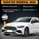 2025 Upgraded Car Scratch Removal Wax,Scratch Remover for Vehicles Deep Scratches,Car Scratch Remover with Wipe and Sponge for Car Paint Polishing & Repair(2PCS)