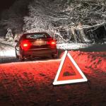 aikko Safety Triangle Kit Road Emergency Warning Reflector Roadside Reflective Early Warning Sign, Foldable 6 Pack of Emergency Car Kit