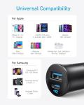 Anker USB-C Car Charger, 2-Pack 30W 2-Port Type-C Car Adapter, Cigarette Lighter Adapter with Power IQ 3.0,for iPhone 17/16/15/14/13 Series,Samsung Galaxy S25/S24/S23/S22/S21 Series,iPad Pro,AirPods