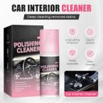 Car Interior Cleaner, 2025 New Polishing Cleaner Detailer Spray for Vehicle Detailing, Polish Cleaner for Car Interior Detailing, Rubber, Leather (1Pcs)
