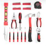 164 Piece Tool Set Hand Tool Set Home Repair Hand Tool Kit with Portable Tool Bag for College, Dorm, Household (Red)