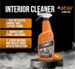 VINET – Multisurface Cleaner Spray 750ml for Car, Home & Outdoor – for Plastic, Leather, Glass & Metal – No Residues – Water-Based, Biodegradable, Fresh Scent, Made in Italy