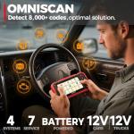 2025 LAUNCH CRP123I V2.0 Elite OBD2 Scanner Diagnostic Tool, Check Engine/at/SRS/ABS Scanner for Car, Lifetime Free Update Code Reader for Cars and Trucks, Oil/Brake/DPF/SAS/Throttle Reset, FCA SGW