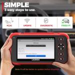 2025 LAUNCH CRP123I V2.0 Elite OBD2 Scanner Diagnostic Tool, Check Engine/at/SRS/ABS Scanner for Car, Lifetime Free Update Code Reader for Cars and Trucks, Oil/Brake/DPF/SAS/Throttle Reset, FCA SGW