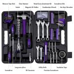 148-Piece Automotive and Home Tool Set in Purple