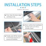 Car Rear Bumper Protector Guard Strip, 41 x 3.4 Inches