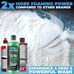 Foaming Car Wash Soap with Microfiber Towels