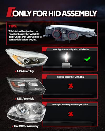 Torchbeam 8000K D3S HID Headlight Bulbs - 2 Pack