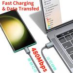 2-Pack 3FT USB C Fast Charging Cable